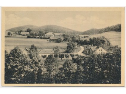 70 - Orlickoústecko, Bohousová, celkový pohled, cca 1953