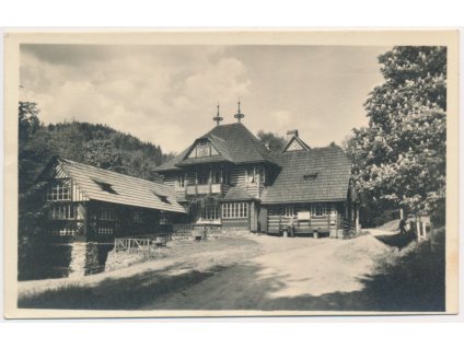 38 - Náchodsko, Peklo u Nového Města n. Metují, Bartoňova útulna, cca 1935