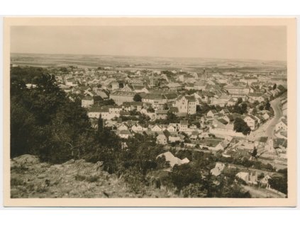 27 - Kladensko, Slaný, celkový pohled, cca 1945