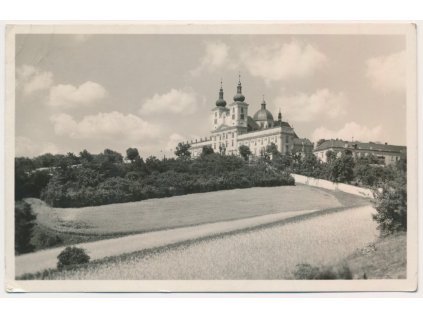41 - Olomoucko, Svatý Kopeček, klášter a bazilika, cca 1943