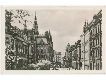 32 - Liberec, partie ze středu města, cca 1950
