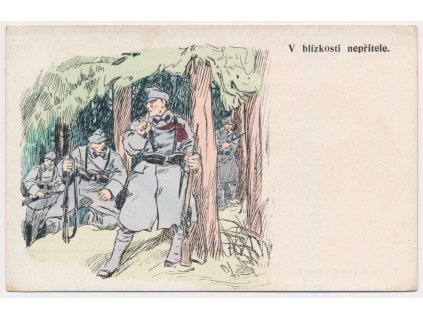 Vojenská, "V blízkosti nepřítele", cca 1920