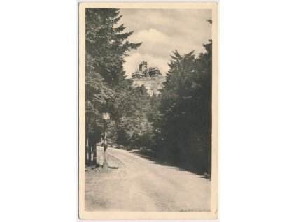 32 - Liberec, Ještěd, "Cesta na Ještěd", cca 1952