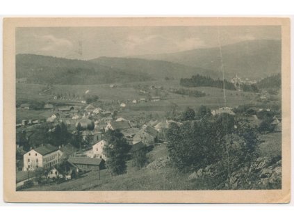 28 - Klatovsko, Železná Ruda, celkový pohled, cca 1922