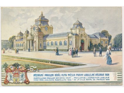 49 - Praha, Jubilejní výstava 1908, Výstavní pavilon