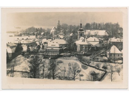57- Rychnovsko, Rokytnice v Orlických horách, pohled na město, cca 1938