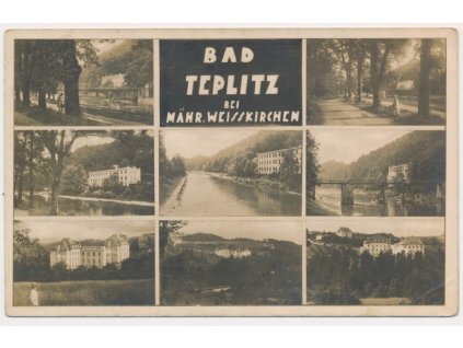 53 - Přerovsko, Teplice nad Bečvou, 8 - mi záběr lázeňských partií, cca 1943