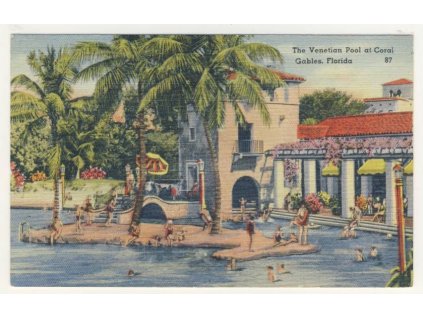 USA, Florida, Coral Gables, Venetian Pool, ca 1925
