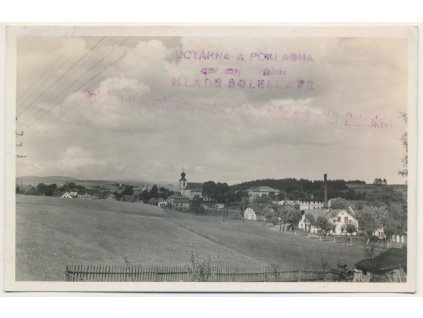 58 - Semilsko, Roztoky u Jilemnice, celkový pohled, Grafo Čuda, cca 1940