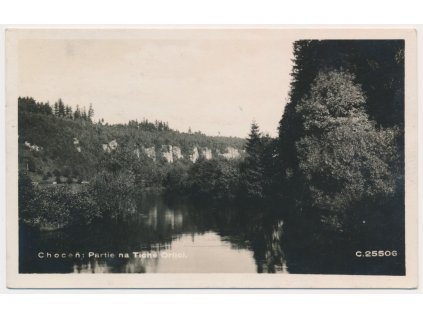 70 - Orlickoústecko, Choceň, Partie na Tiché Orlici, cca 1931