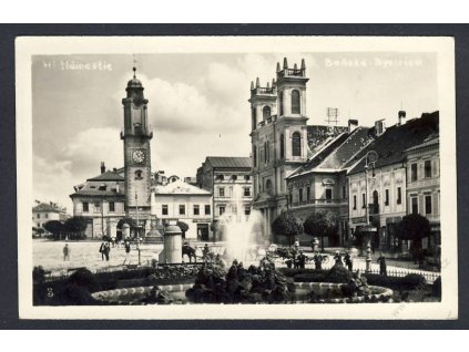 Slovensko, Banská Bytrica, hlavní náměstí, cca 1930