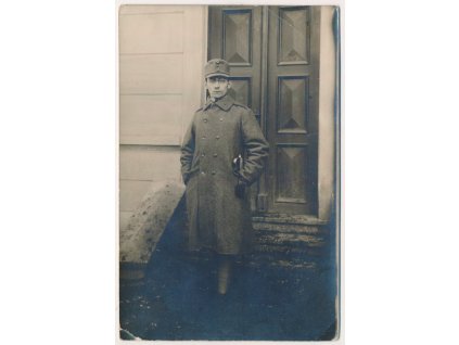 Vojenská, foto vojáka, cca 1917