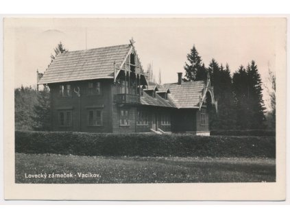 54 - Příbramsko, Vacíkov, Lovecký zámeček, cca 1941