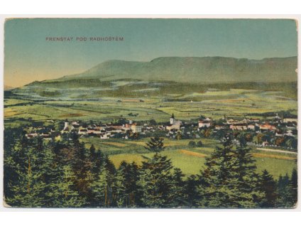 39 - Novojičínsko, Frenštát pod Radhoštěm, celkový pohled, cca 1919