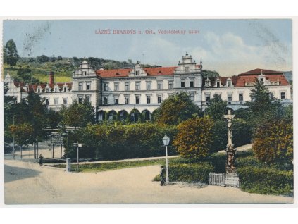 70 - Orlickoústecko, Brandýs nad Orlicí, Vodoléčebný ústav, cca 1914
