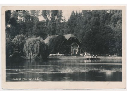 11 - Českolipsko, Hamr na Jezeře, Hammerský rybník, cca 1948