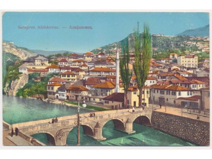 Bosna a Hercegovina, Sarajevo, Alifakovac, cca 1916