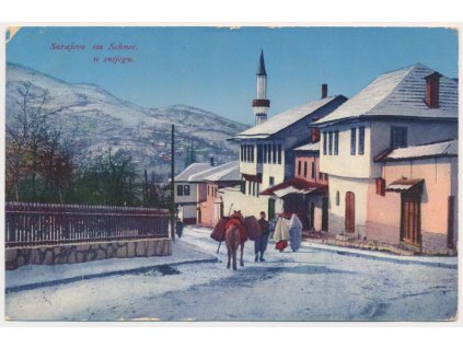 Bosna a Hercegovina, Sarajevo, "U snijegu", cca 1917