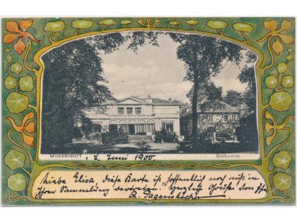 Německo, Düsseldorf, Malkasten, cca 1900