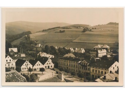 57 - Rychnovsko, Olešnice v Orl. horách, celkový pohled, cca 1932