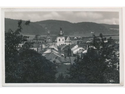70 - Orlickoústecko, Choceň, pohled na město, Grafo Čuda, cca 1935