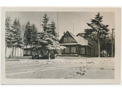 57 - Rychnovsko, Vamberk, Bednářova chata na Vyhlídce, cca 1949