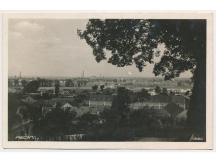 29 - Kolínsko, Pečky, celkový pohled, cca 1938