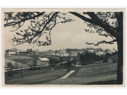 57 - Rychnovsko, Rokytnice v Orlických horách, celkový pohled, cca 1935