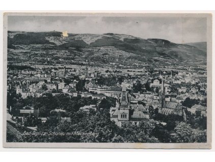 65 - Teplice, celkový pohled na město, cca 1941