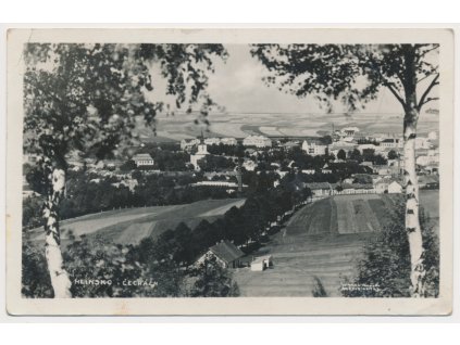 10 - Chrudimsko, Hlinsko, celkový pohled na město, cca 1939