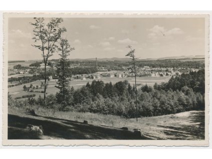 70 - Orlickoústecko, Choceň, Celkový pohled z Vyhlídky, cca 1941