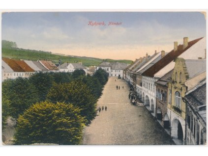 70 - Orlickoústecko, Kyšperk - Letohrad, Náměstí, cca 1913
