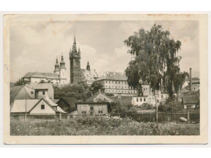 28 - Klatovy, celkový pohled, cca 1952