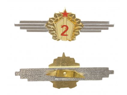 ČSSR, pamětní odznak Vzorný střelec 2. stupeň, stav 0/0