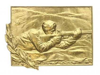 ČSSR, AE pamětní Střelecká medaile, 1957, stav 1/1