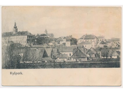 70 - Orlickoústecko, Kyšperk, celkový pohled, cca 1908
