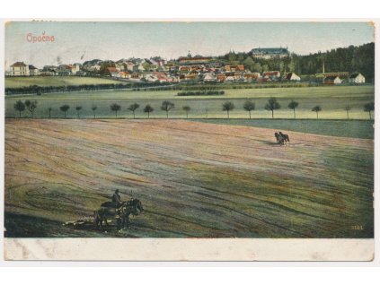 57 - Rychnovsko, Opočno, celkový pohled, cca 1916