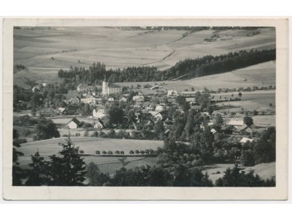 57 - Rychnovsko, Rybná nad Zdobnicí, celkový pohled, cca 1941