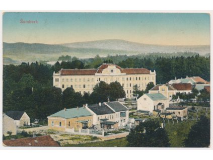 70 - Orlickoústecko, Žamberk, Úřední budova, cca 1908