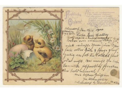 Veselé Velikonoce! (Hröchliche Ostern!), ca 1900