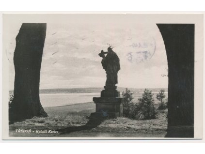 25 - Jindřichohradecko, Třeboň, partie u rybníku Kaňov, cca 1940