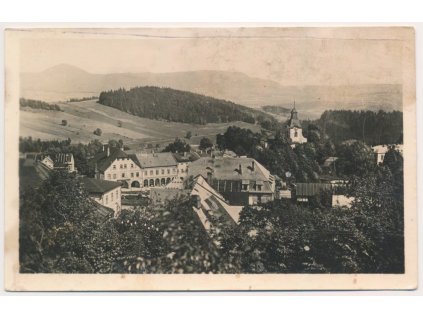 66 - Trutnovsko, Žacléř, celkový pohled, cca 1955