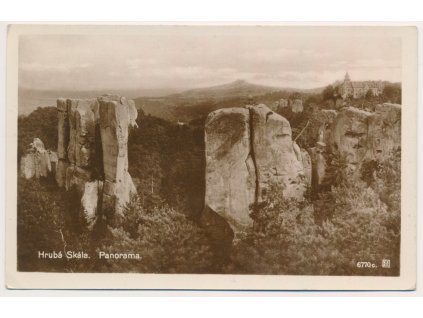 58 - Semilsko, Hrubá Skála, Panorama, cca 1930