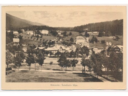 66 - Trutnovsko, Špindlerův Mlýn, celkový pohled, cca 1936