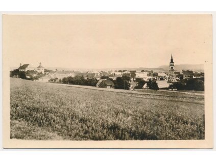 57 - Rychnovsko, Dobruška, celkový pohled, cca 1950