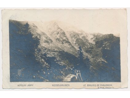 58 - Semilsko, Kotelní jámy, celkový pohled na rezervaci, cca 1920