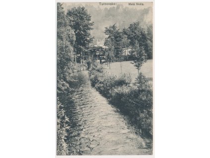 20 - Jablonecko, Malá Skála, partie u řeky, cca 1919