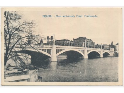 49 - Praha, Most arcivévody Františka Ferdinanda, cca 1915