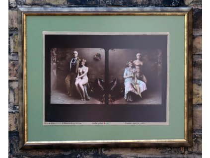 Saudek Jan (1935), His love 4, originální kolorovaná fotografie, TOP