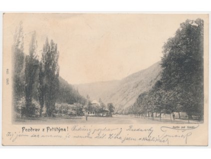 57 - Rychnovsko, Potštýn, Partie pod lipami , cca 1902